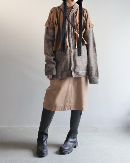 Used / LEATHER SKIRT