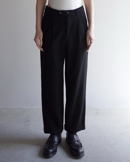 Used  / JAGUARED TAPERED PANTS