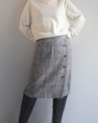 Used / CHECK SKIRT