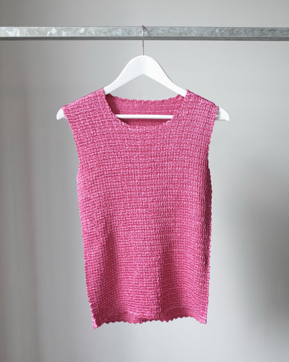 Used / PLEATS VEST