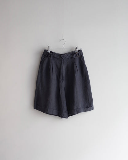 Used  / ARMANI JEANS LINEN GURKHA SHORTS