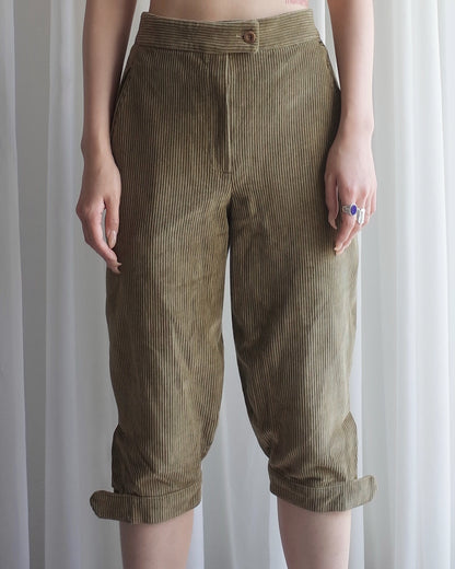 Used / BIKER CORDUROY SHORTS