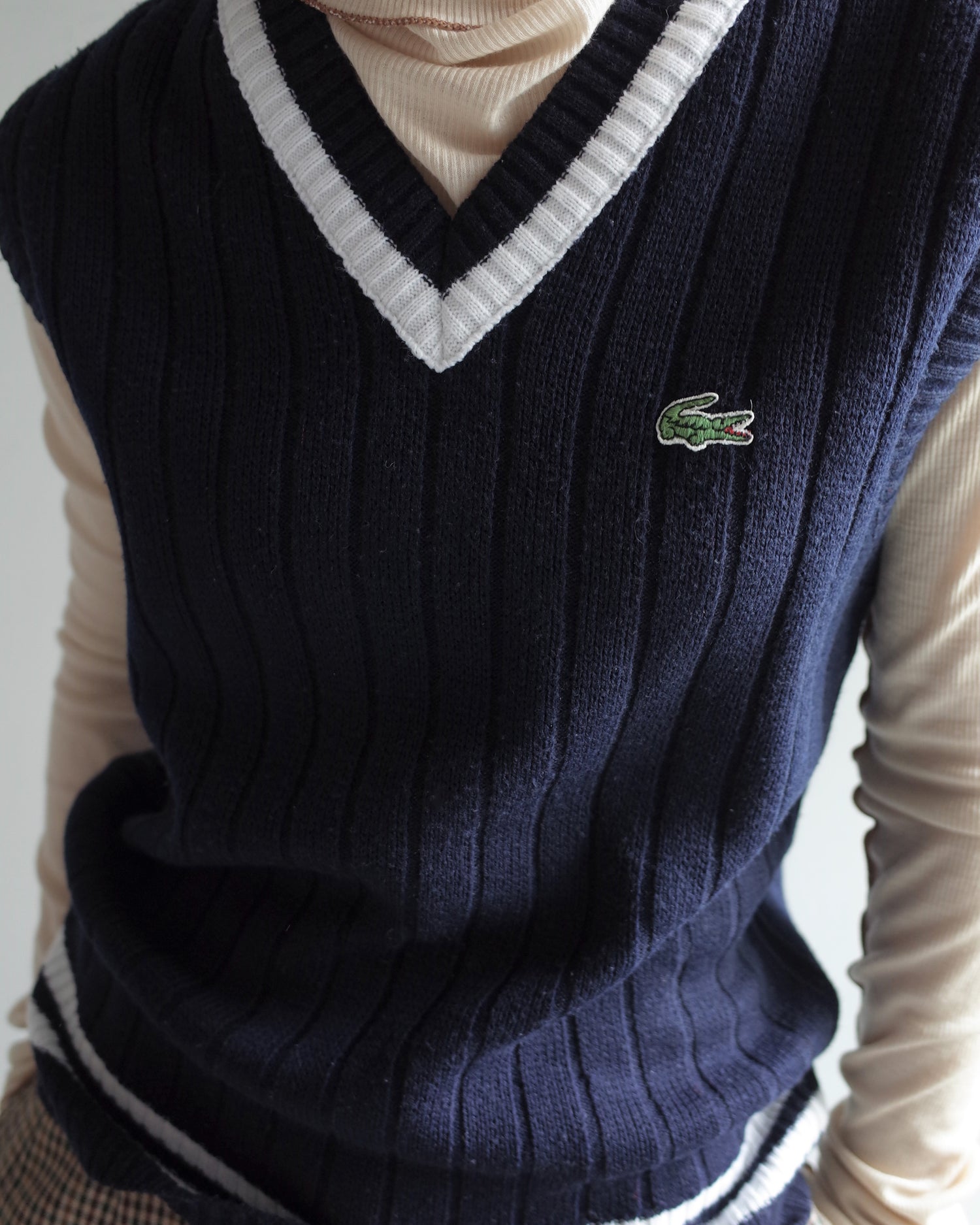 Used / 70s Lacoste KNIT VEST