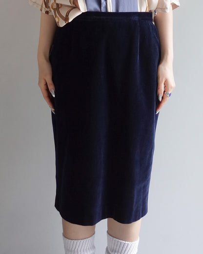 Used / VELOUR SKIRT