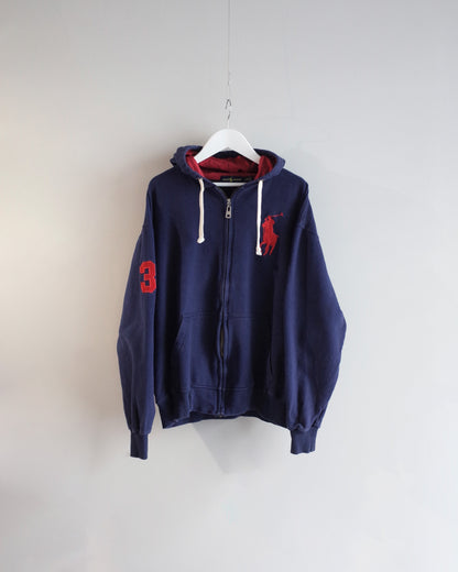 Used / RALPH LAUREN BIG PONEY ZIP UP PARKER