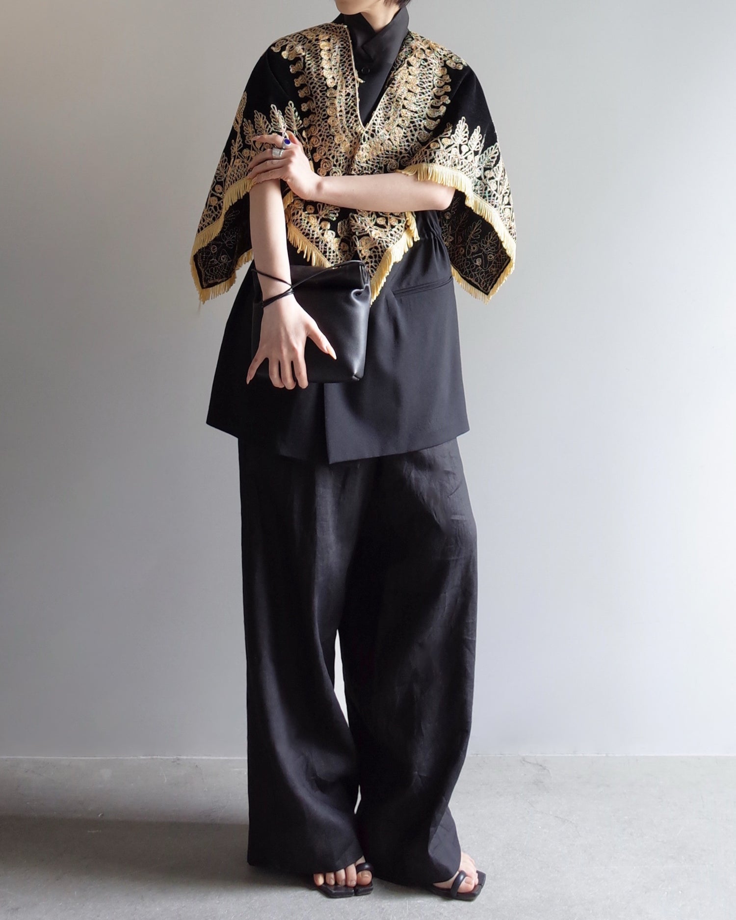 Used / CAFTAN PONCHO