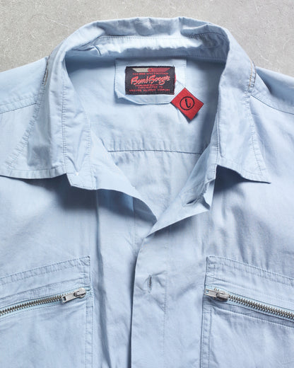 Used / ZIPPED PLAIN SHIRT