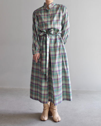 Used / PLEATS SHIRT ONEPIECE