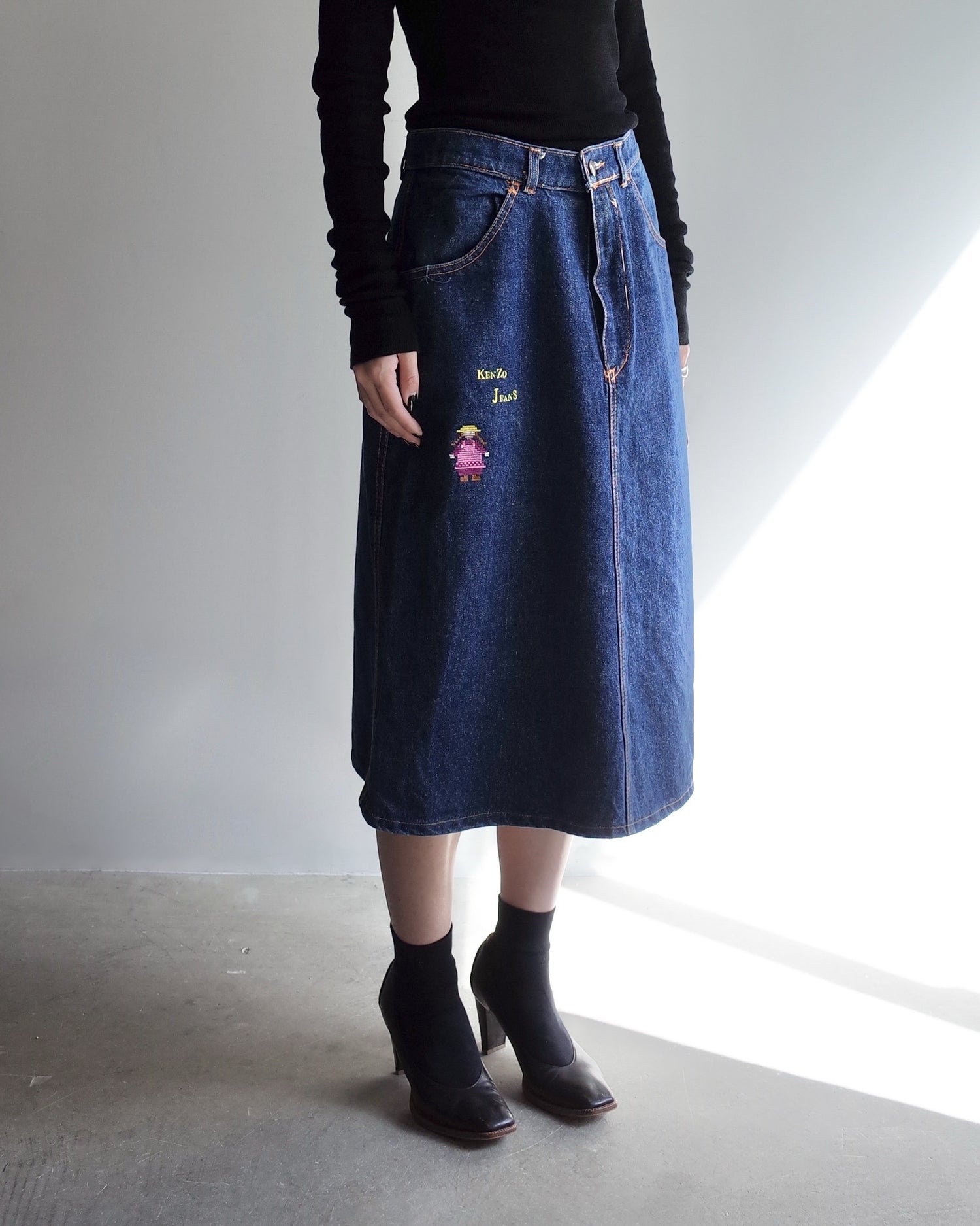Used / KENZO DENIM SKIRT