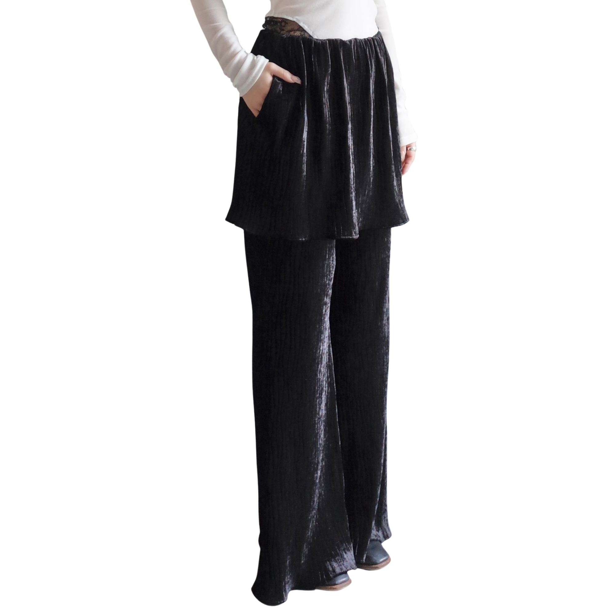 PLEATED PANTS