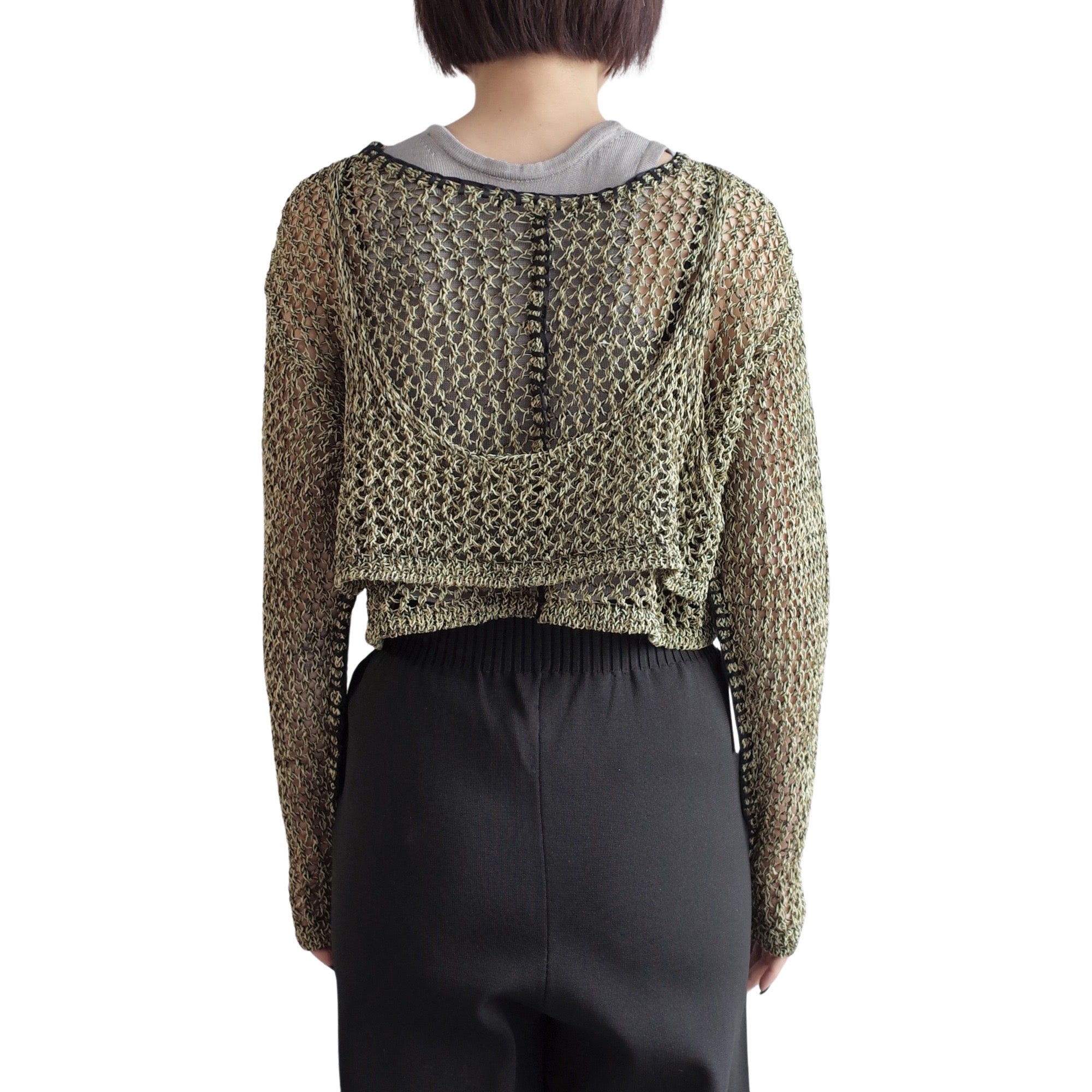 COIL YARN MIX CARDIGAN