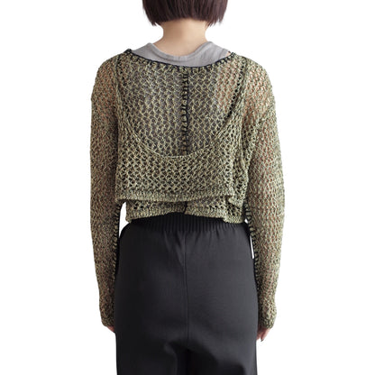 COIL YARN MIX CARDIGAN