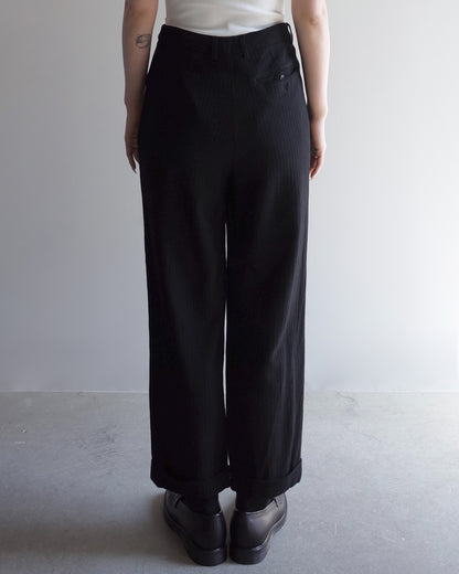 Used  / JAGUARED TAPERED PANTS