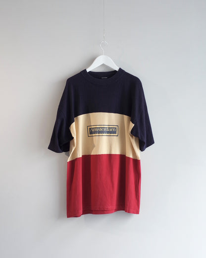 Used / PANEL BOARDER T-SHIRT