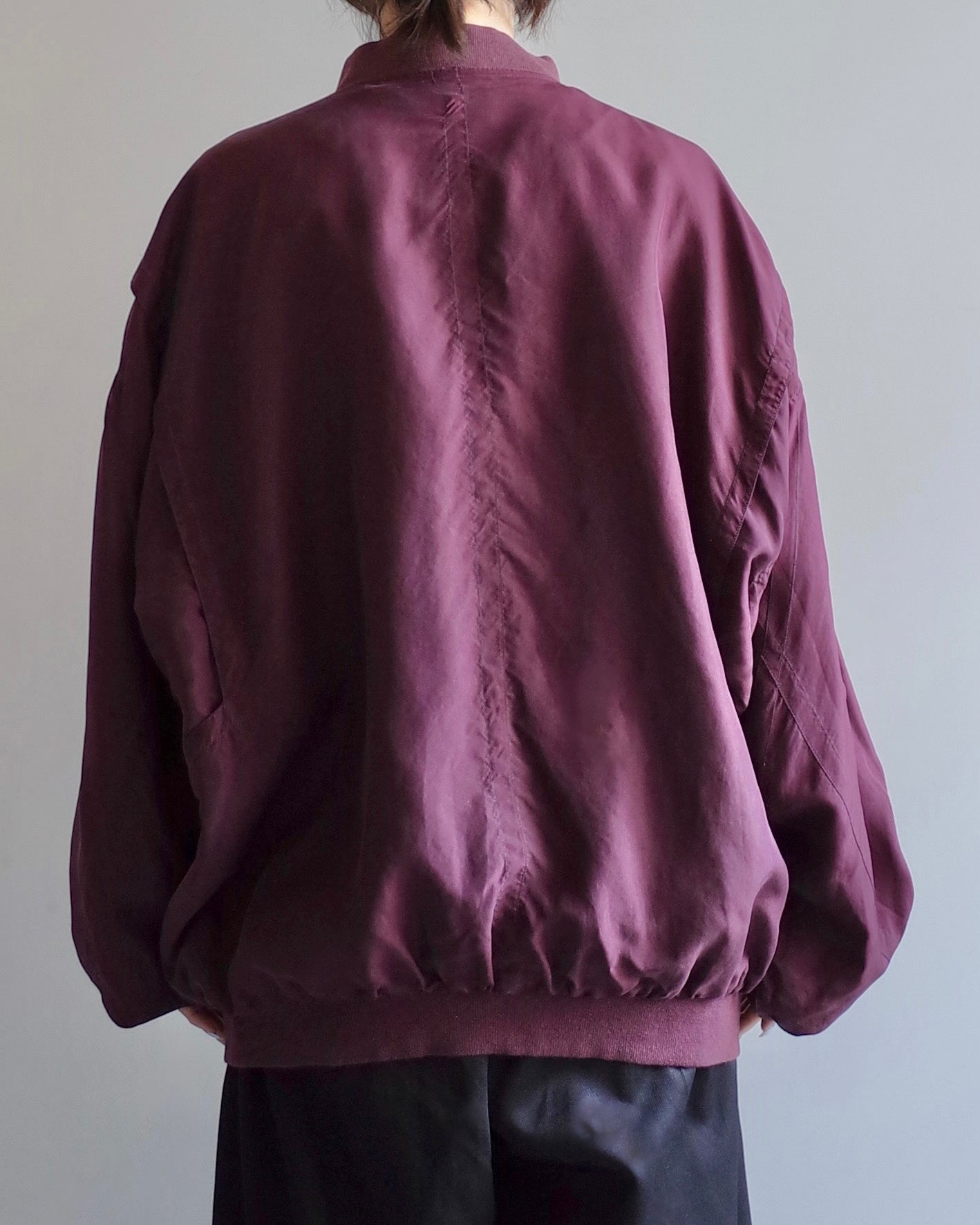 Used / SILK ZIPUP BLOUSON