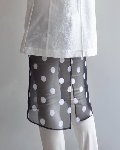 DOT SHEER SKIRT