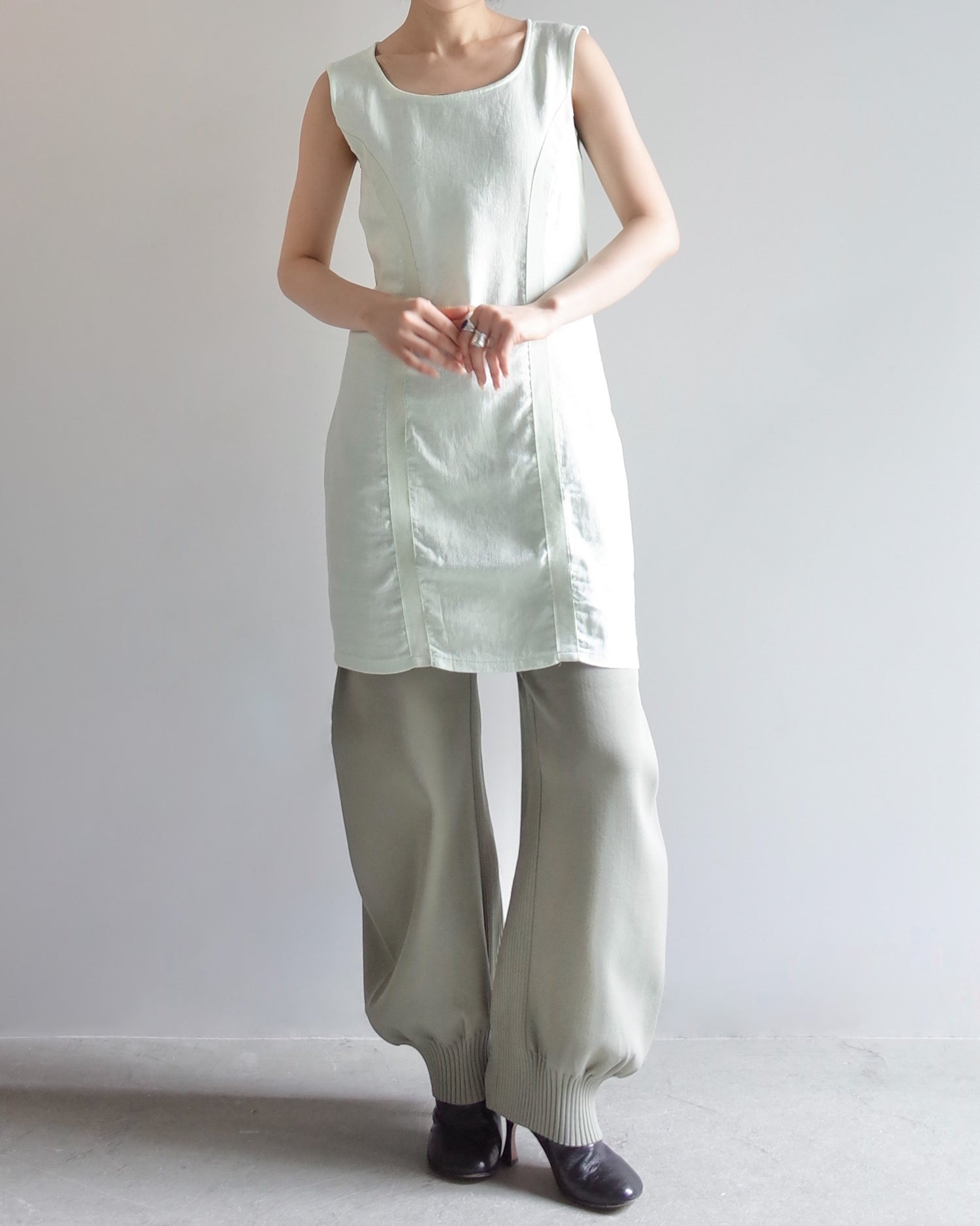Used / 90s OLIVER by VALENTINO GARAVANI SLEEVELESS ONEPIECE