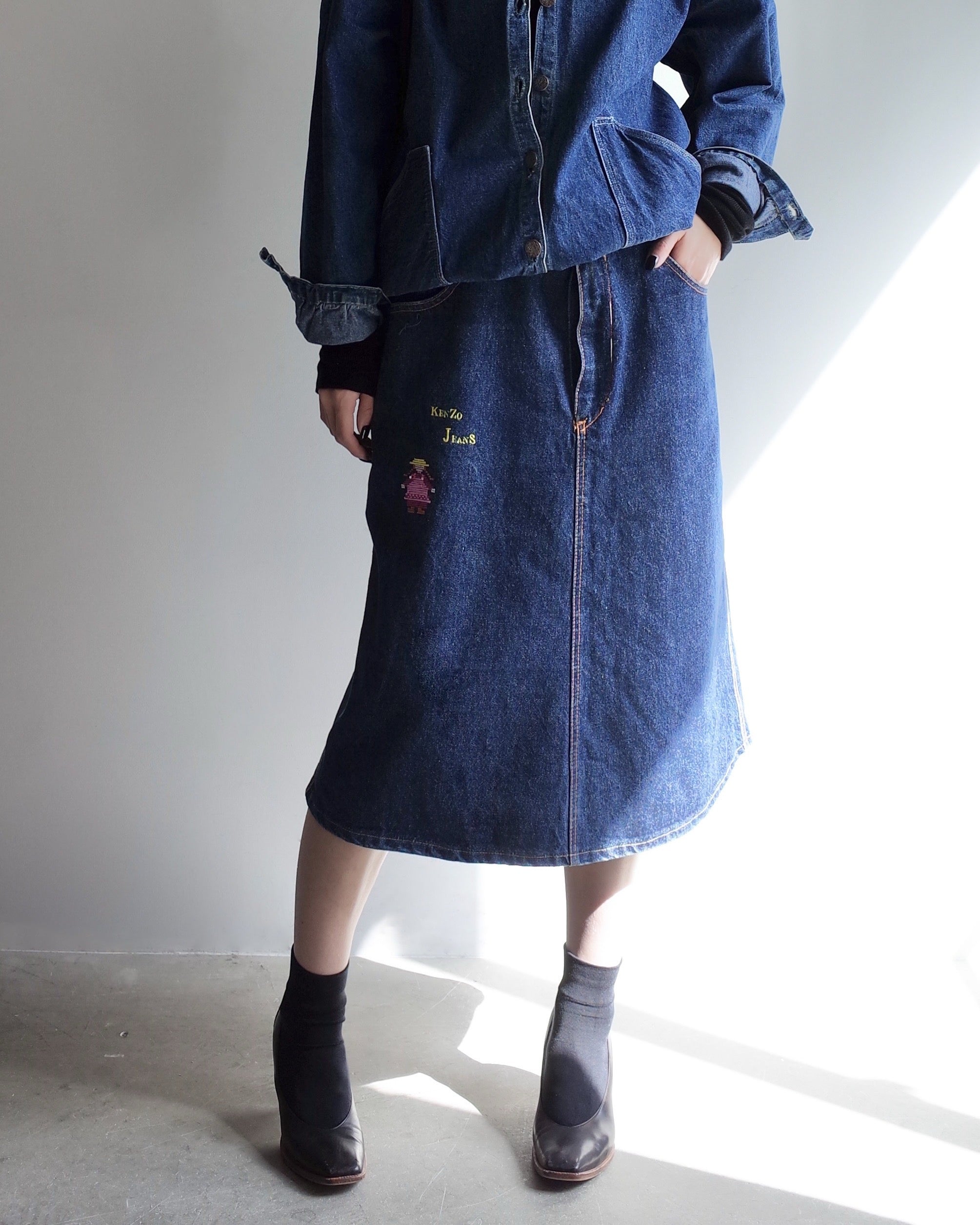 Used / KENZO DENIM SKIRT