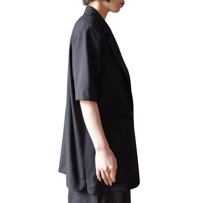 SIDE OPEN HALF SLEEVE JACKET