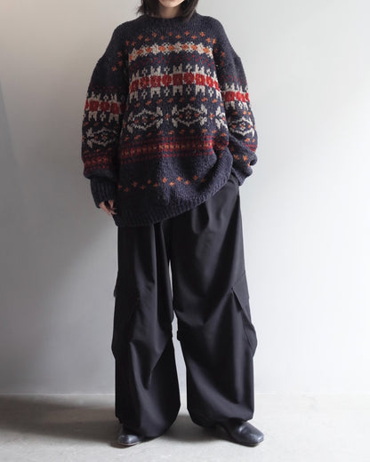 Used / NORDIC KNIT SWEATER
