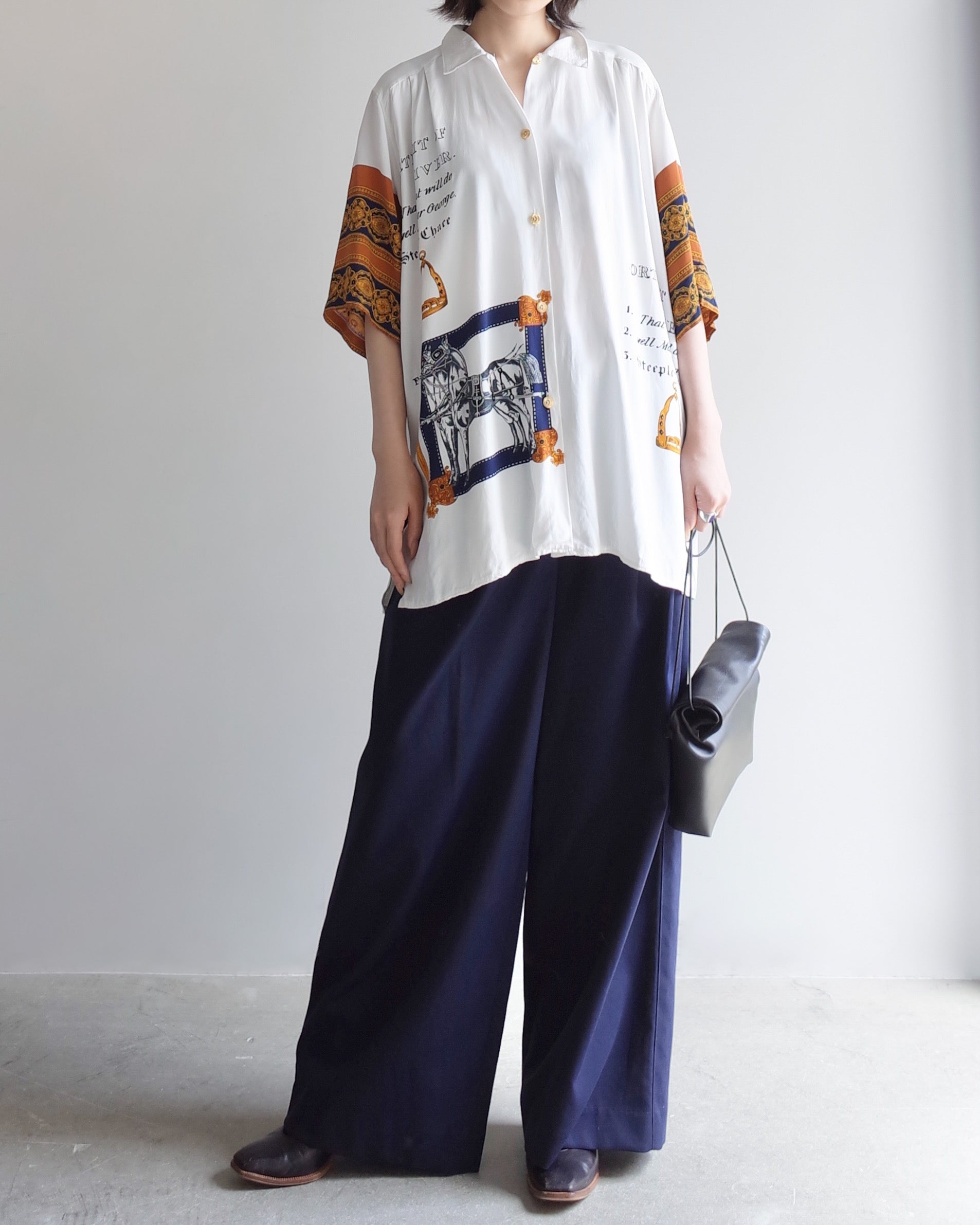Used / PRINTED HALF SLEEVE SHIRT