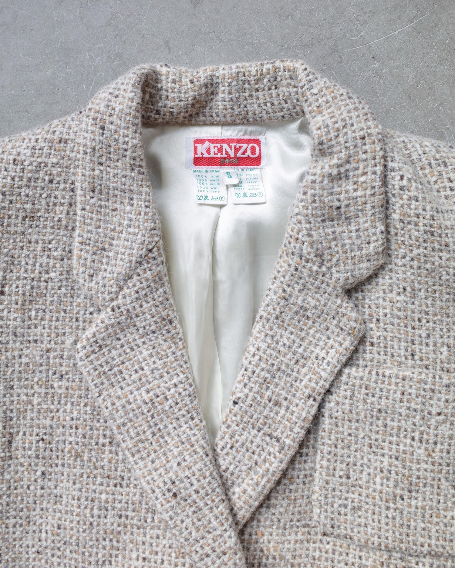 Used / KENZO TWEED SET UP