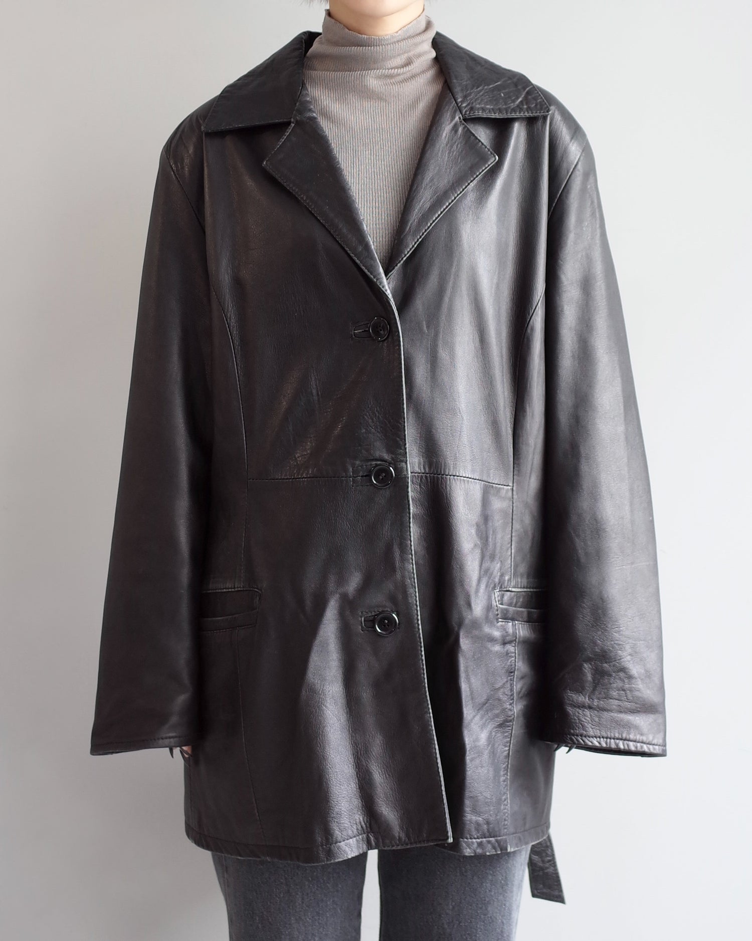 Used / LEATHER JACKET