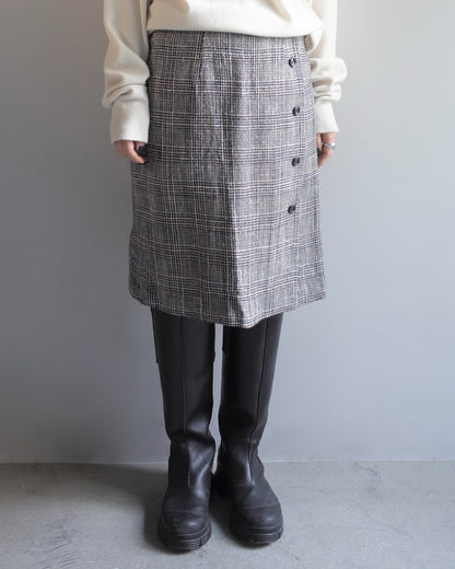 Used / CHECK SKIRT