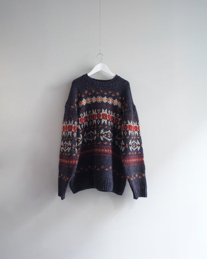 Used / NORDIC KNIT SWEATER