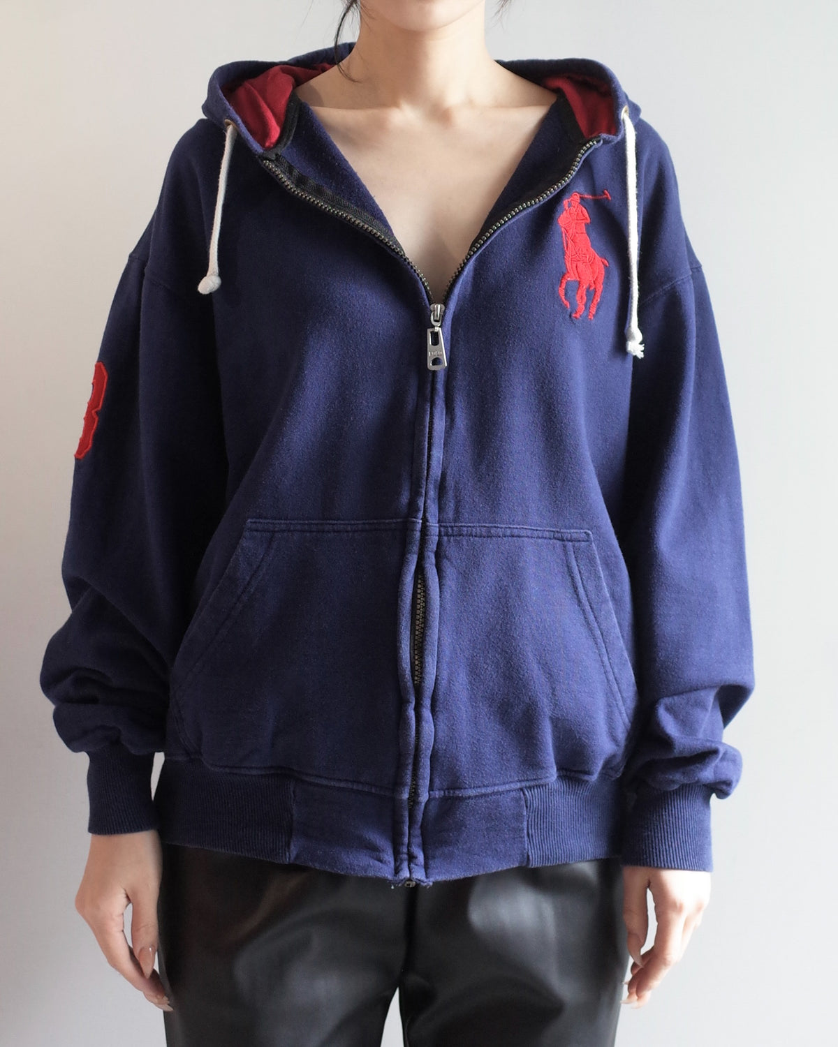 Used / RALPH LAUREN BIG PONEY ZIP UP PARKER