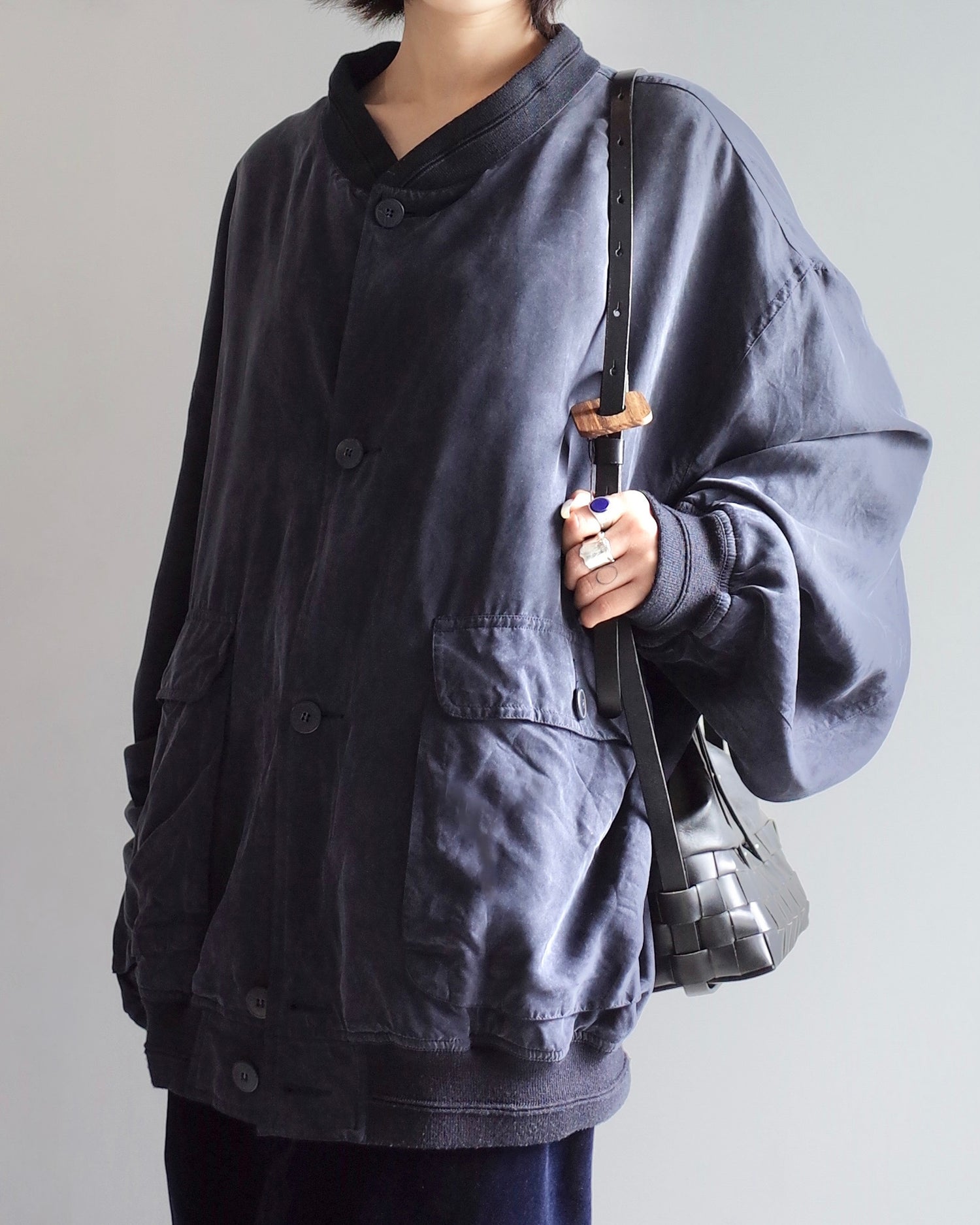 Used / SILK BLOUSON