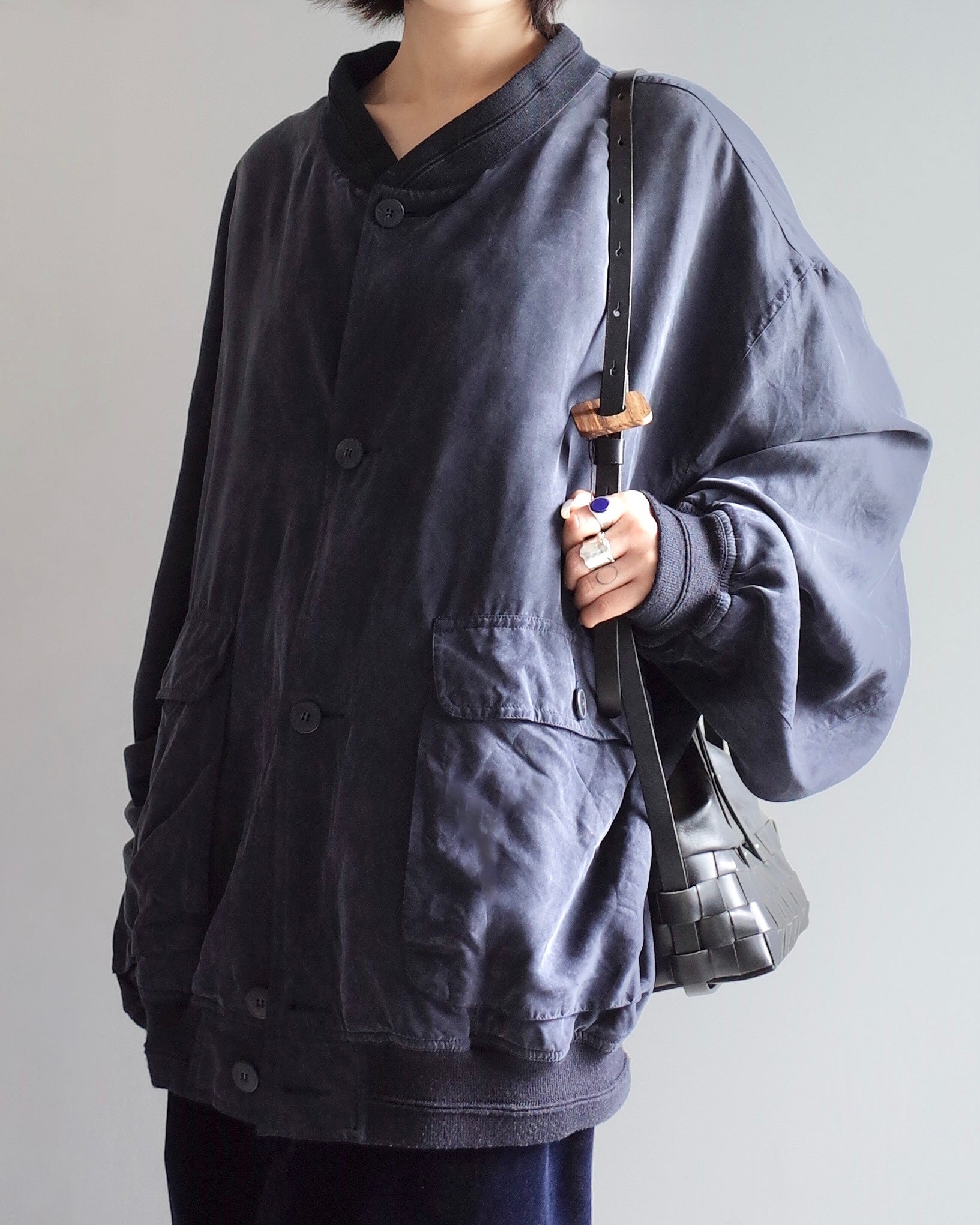 Used / SILK BLOUSON