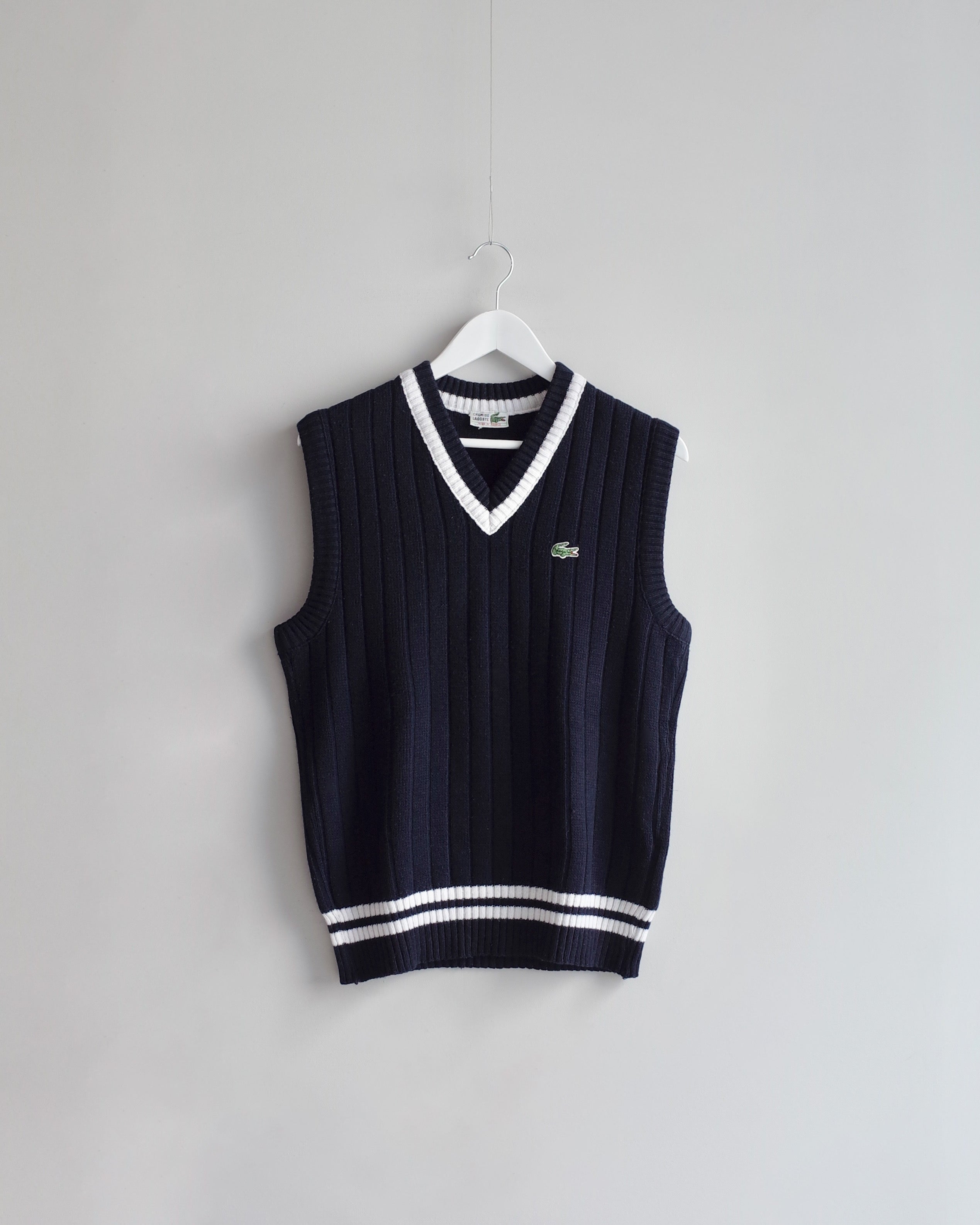 Used / 70s Lacoste KNIT VEST