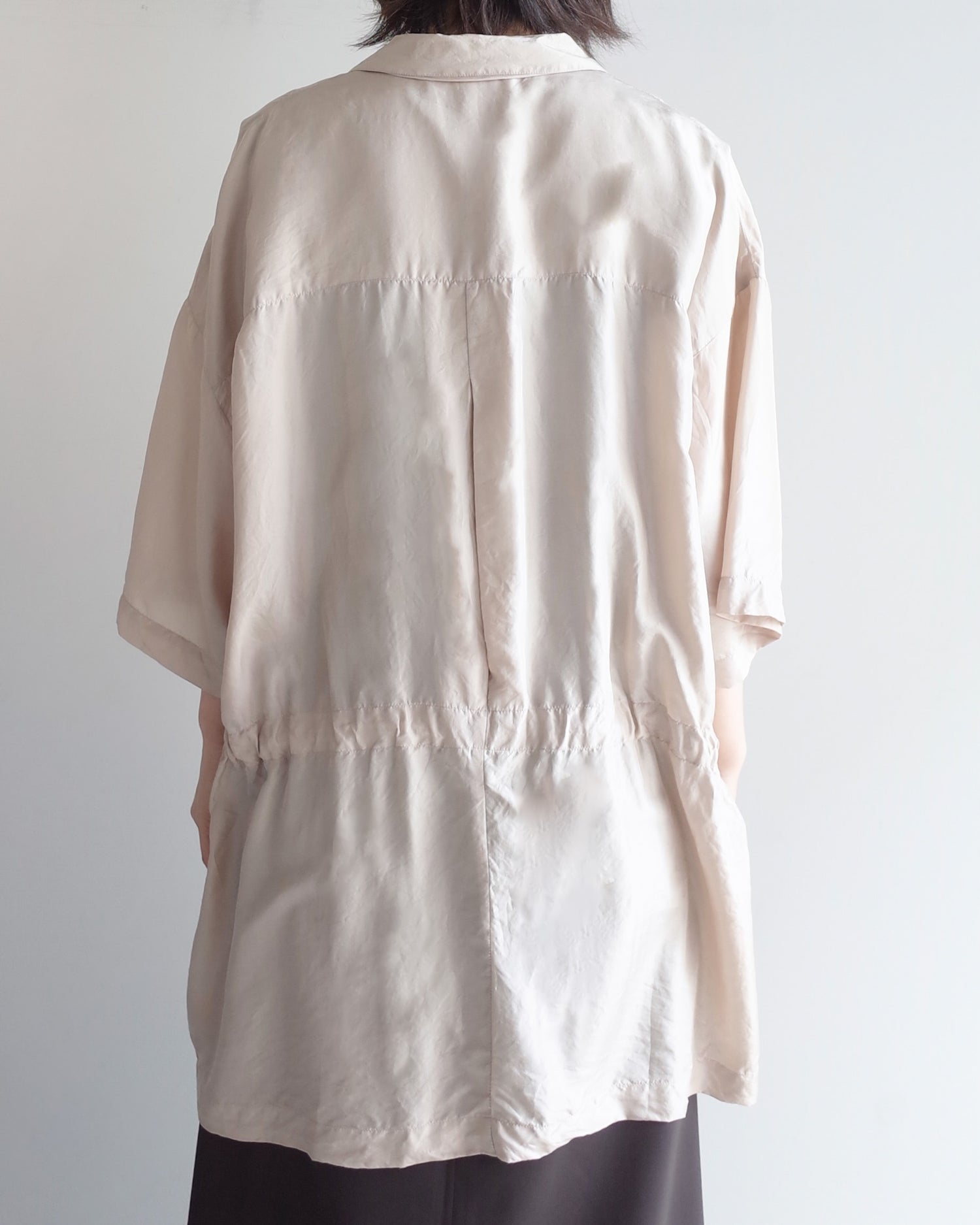 Used / SILK SHORT SLEEVE JACKET