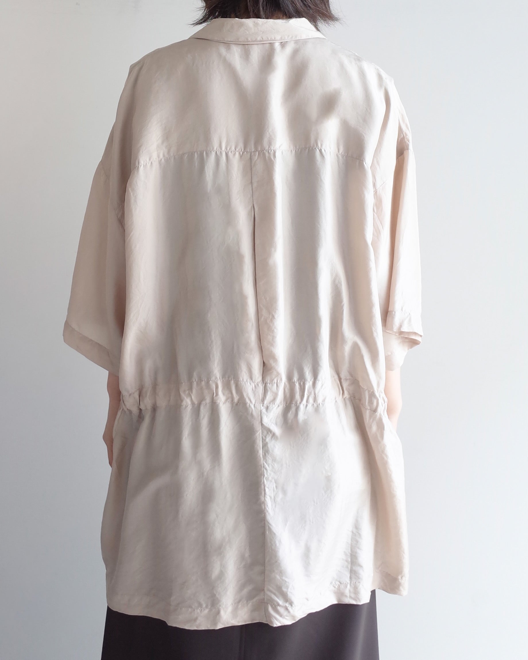 Used / SILK SHORT SLEEVE JACKET