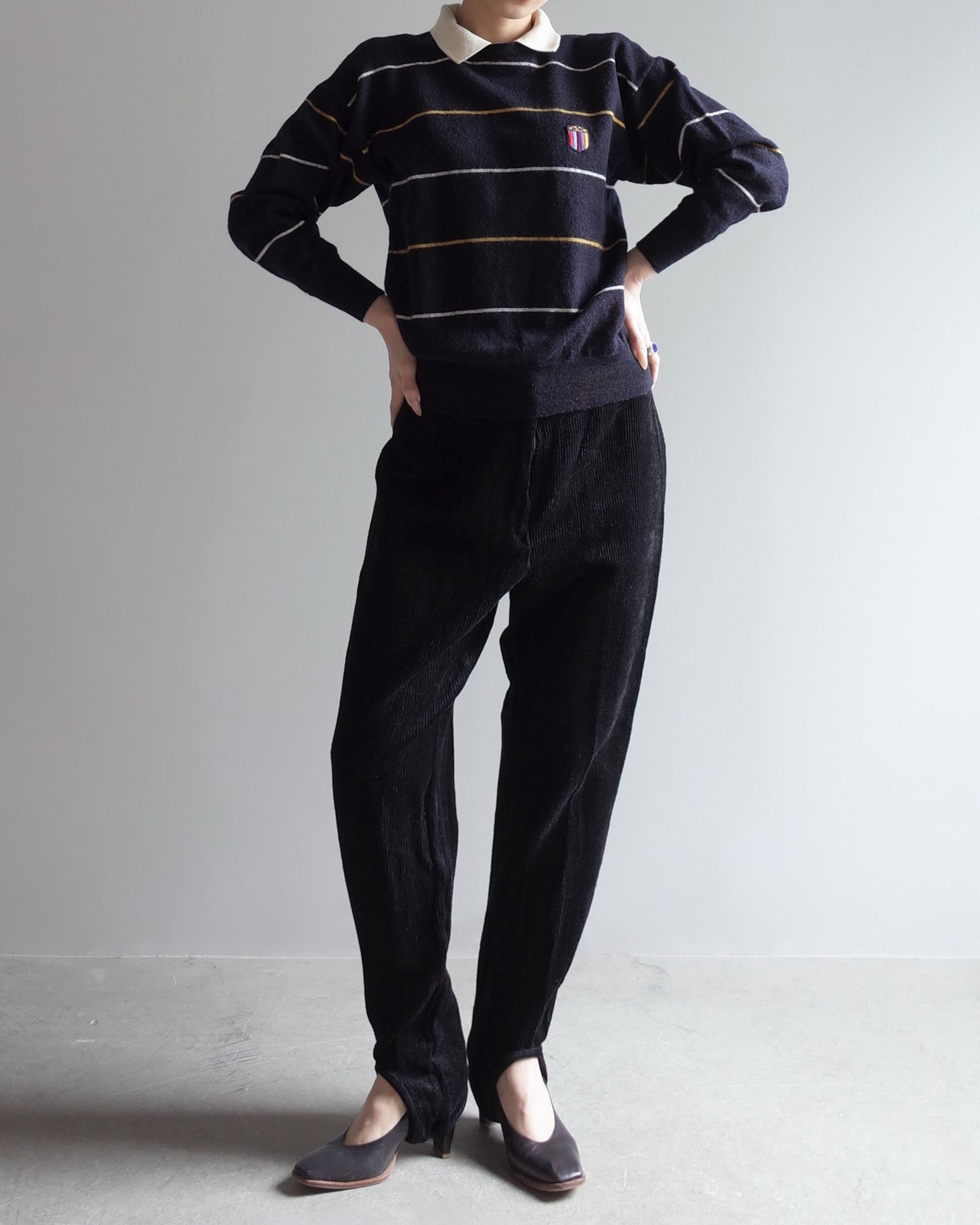 Used / CORDUROY STIRRUP PANTS