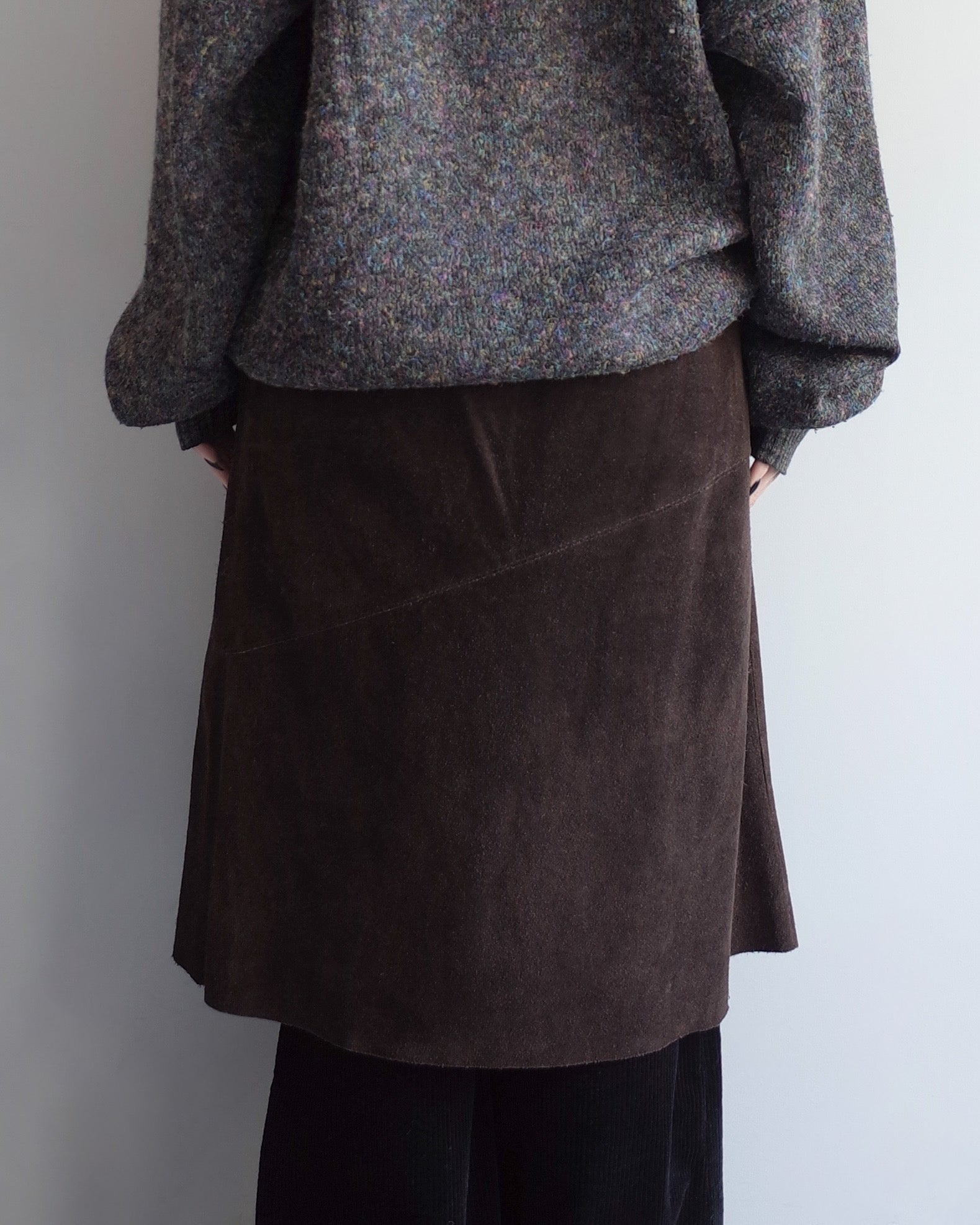 Used / LEATHER SKIRT