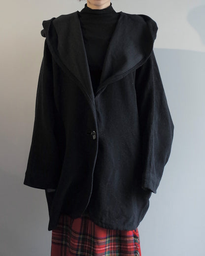 Used / HOODIED CAPE COAT