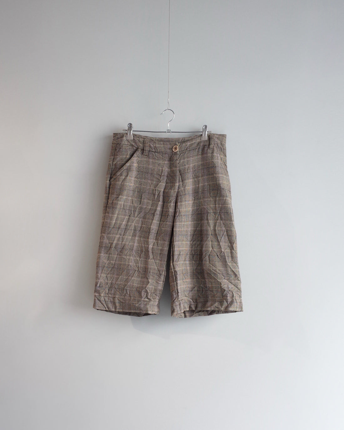 Used / HAND WASHED CHECK HALF PANTS