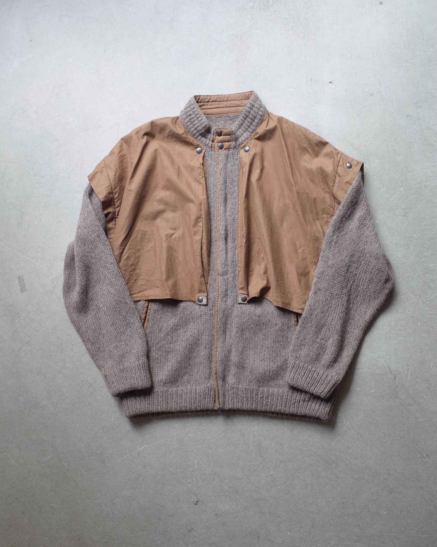 Used / ZIP UP KNIT JACKET