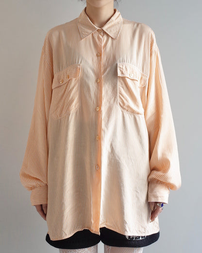 Used / OVERSIZED STRIPE SHIRT