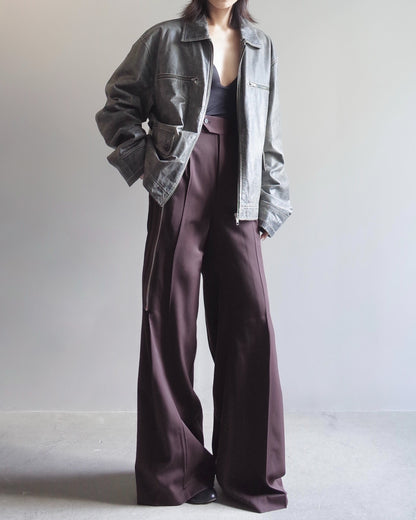 Used / LEATHER JACKET