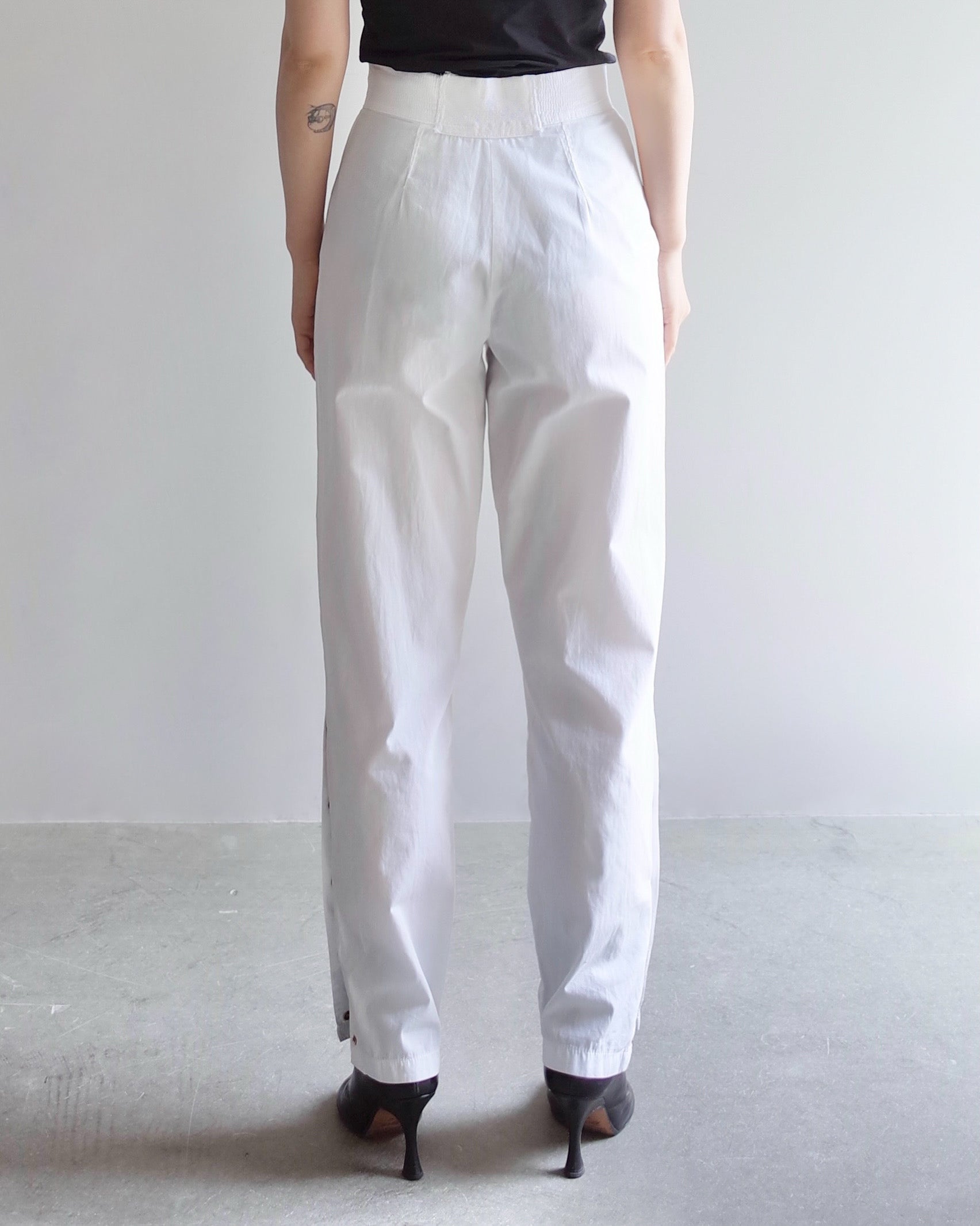 Used / SIDE SLIT TAPERED PANTS
