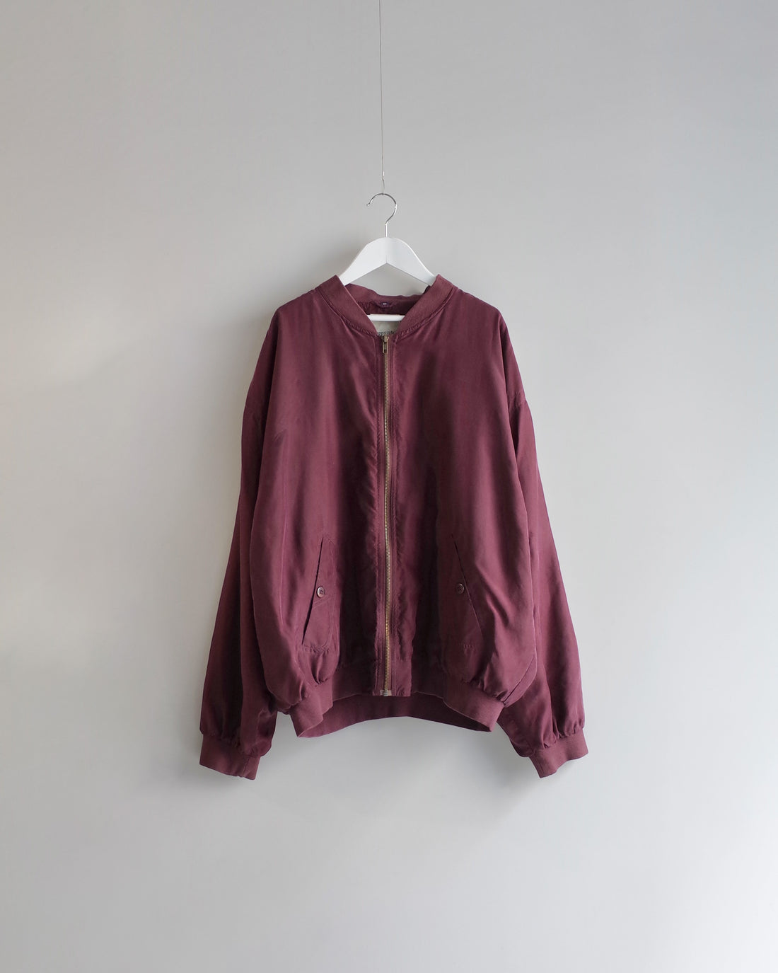Used / SILK ZIPUP BLOUSON