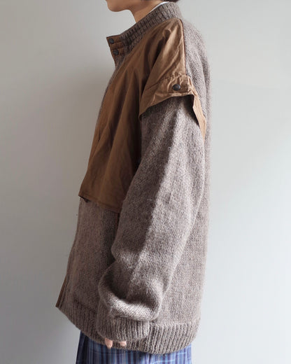 Used / ZIP UP KNIT JACKET