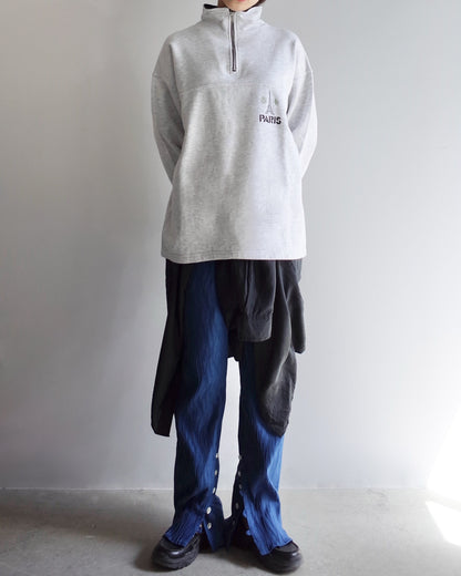 Used / HALF ZIP SWEAT PULLOVER