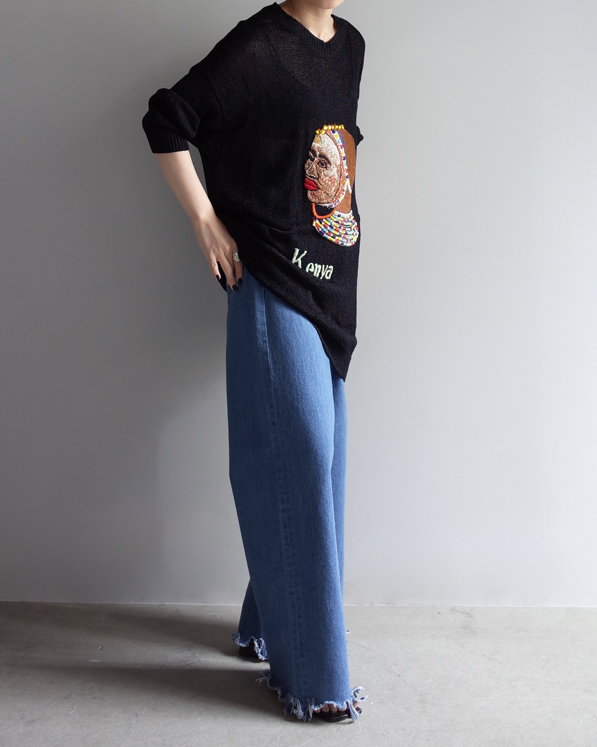 Used / BIJOU SWEAT PULLOVER