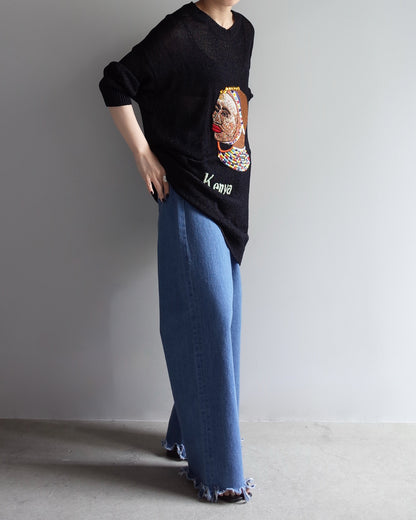 Used / BIJOU SWEAT PULLOVER