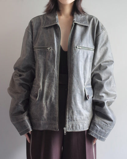 Used / LEATHER JACKET