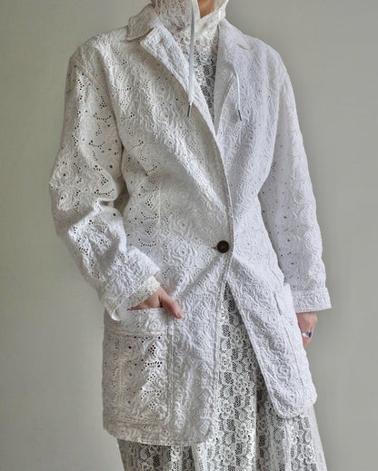 Used / COTTON RACE SINGLE JACKET